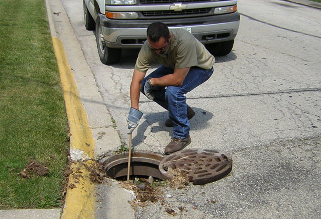 Catch basin inspection